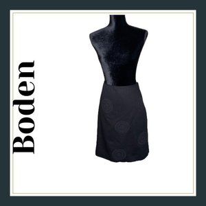 Boden A-line Embroidered Circle Accents Sz 12